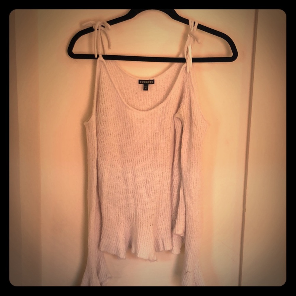 Off the shoulder sweater from express